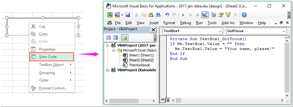 doc kotak teks nilai default 2