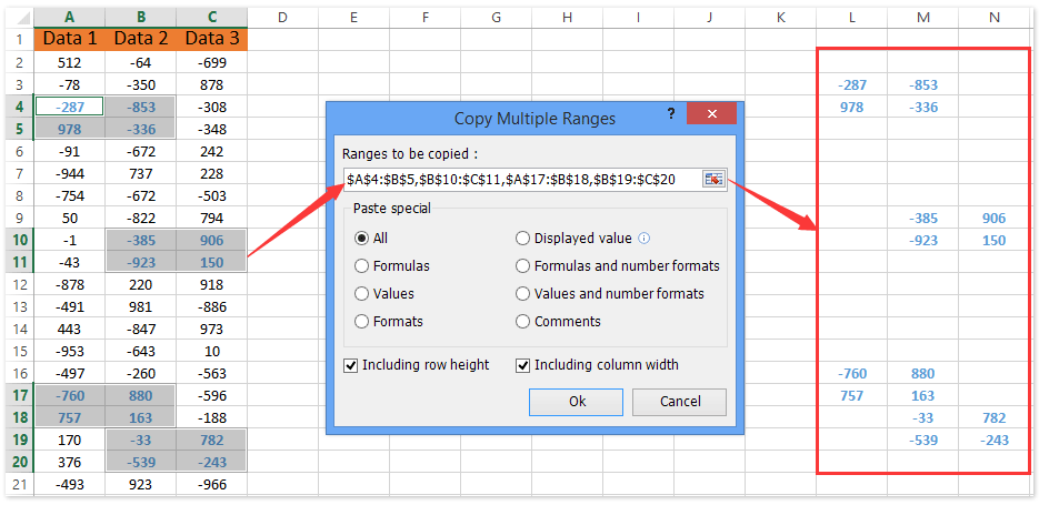 ad copy multiple ranges 1