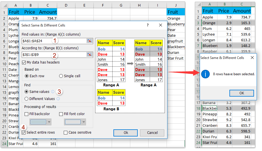 ad select if meeting one of conditions