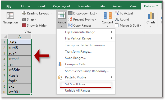 excel for mac scroll lock