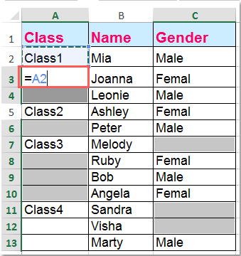 merging cells in excel to flat data in vba