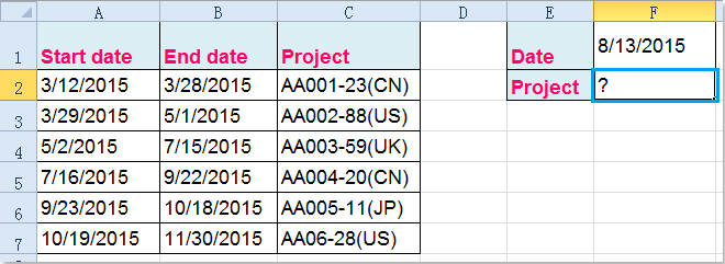 How To Vlookup Between Two Dates And Return Corresponding Value In Excel Hot Sex Picture 2835