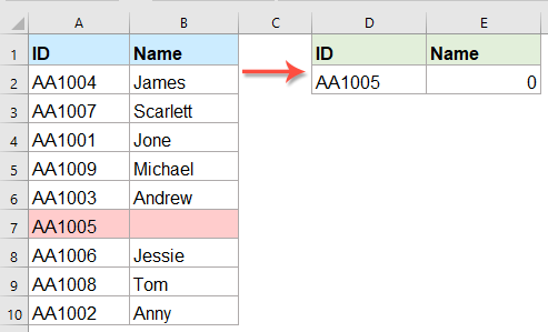 excel vlookup