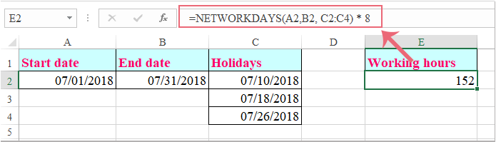 work week hour calculator