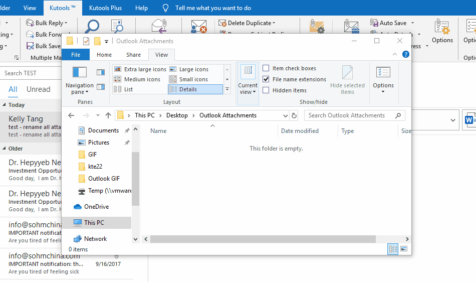 Outlook Quick Steps Save Attachment Typepassa