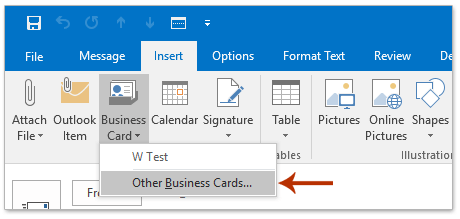 How To Add Business Card To Emails In Outlook