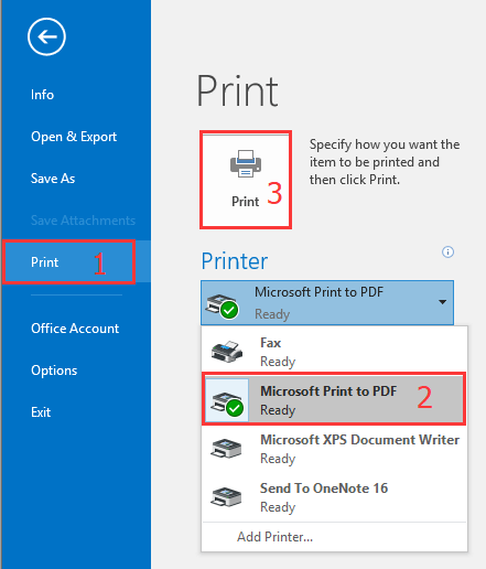 doc paket pretvori e-pošto v pdf 1