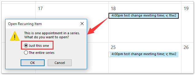 How To Change Recurring Meeting Time In Outlook Calendar 