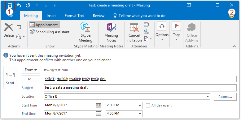 How To Create A Draft Meeting In Outlook Calendar