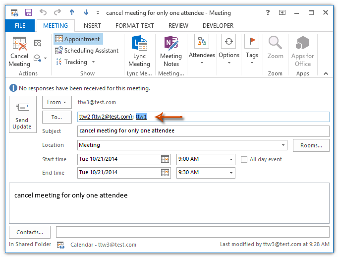 outlook for mac meeting bcc attendees