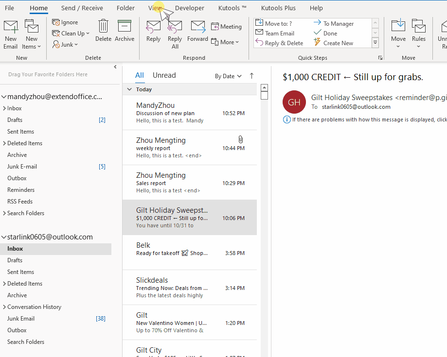 e-maile z kodem koloru dokumentu według rozmiaru wiadomości 01