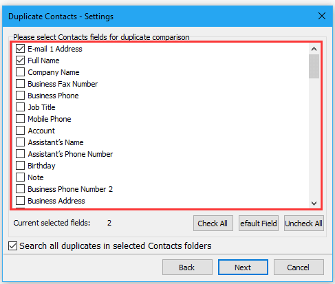 doc compare merge duplicate contacts 3