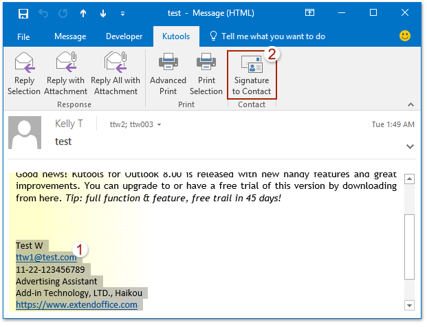 how to add signature in outlook on phone