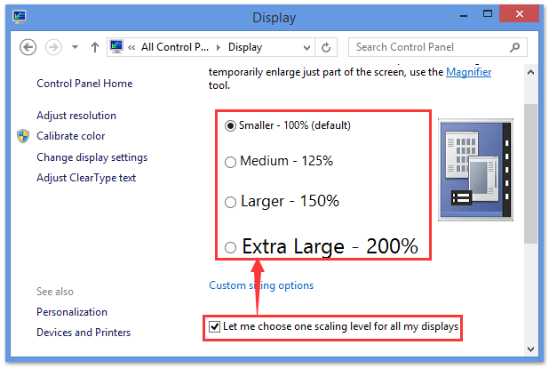 how to make office 365 font size bigger