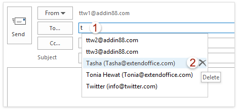 clean email addresses