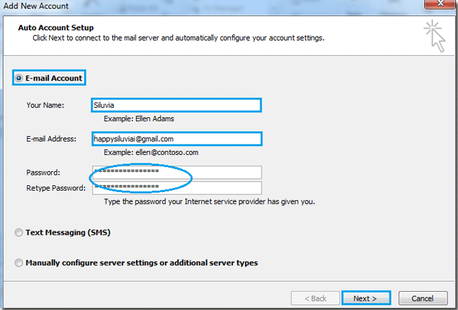 how to add email account to outlook email