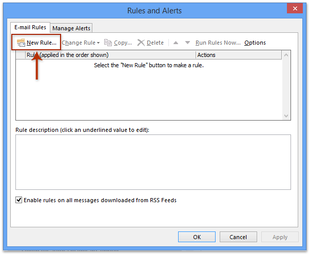 automatically forward email on the inside Outlook express