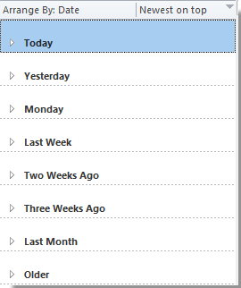 collapse all mails outlook for mac