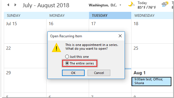 How To Decline All Future Occurrence Meetings In Outlook 