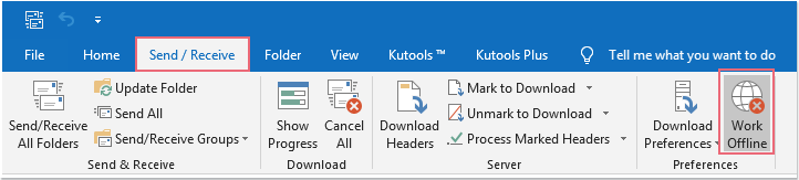 How to delete email stuck in Outbox of Outlook?