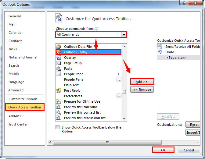 bouton essayer maintenant outlook