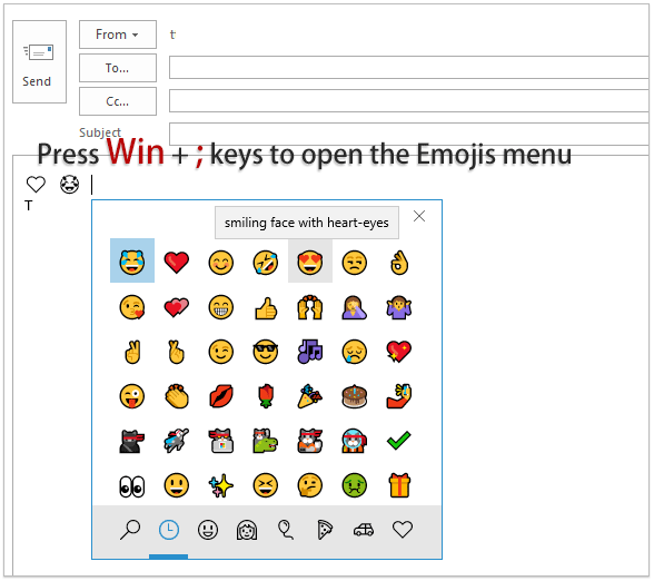 How To Insert Smiley Faces In Outlook Email Message