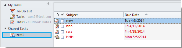 outlook shared tasks