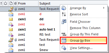 column drag header remove outlook removed note then