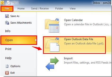 creating archive folder in outlook