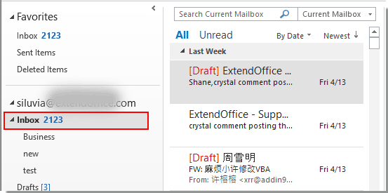 How to stop email from showing as Draft mode in inbox in Outlook?