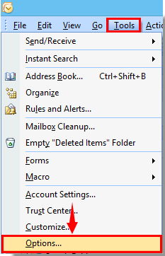 turning off overwrite in outlook