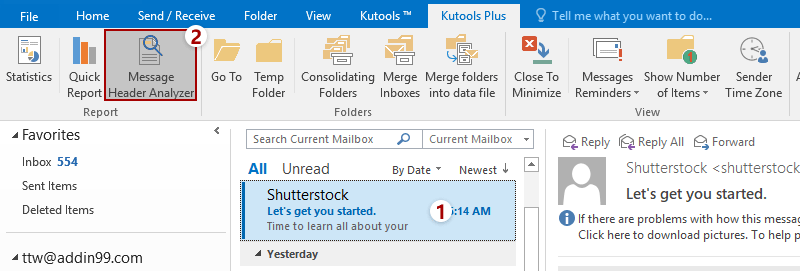 send html email in outlook