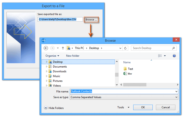 How To Export Outlook Contacts To Gmail 