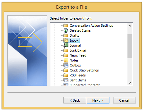 doc exporter l'e-mail vers le fichier Excel 4