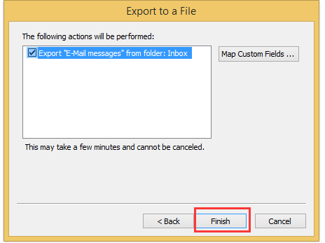 документ экспорт электронной почты в файл Excel 7