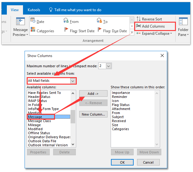 export all mail from outlook