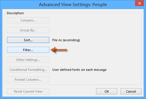 selected outlook contact groups not showing up