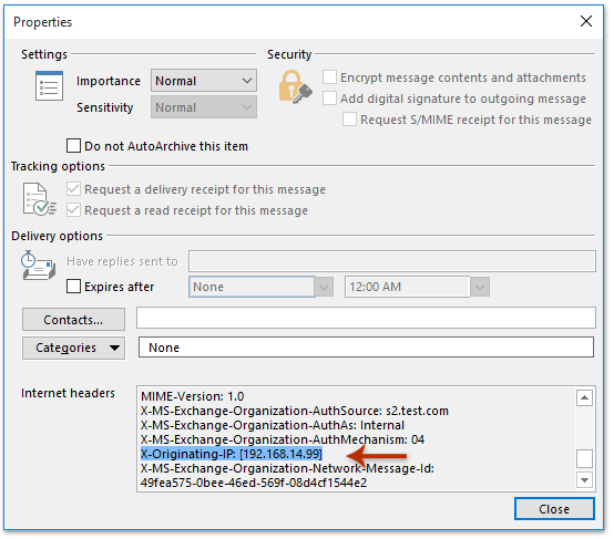 track an ip address from an email