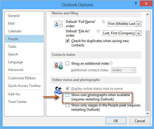 office 365 contacts not showing in outlook