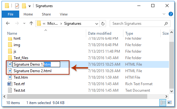 add an html signature to outlook for mac