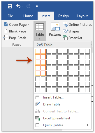 microsoft word checkbox content control table