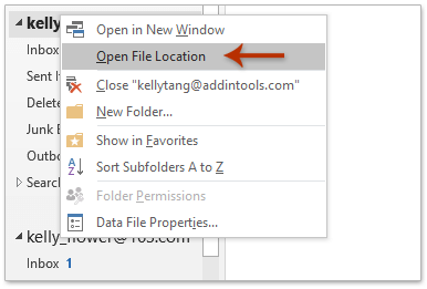 how to create new outlook email with existing ending