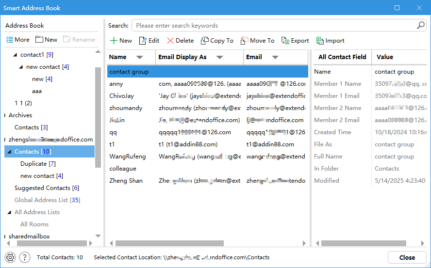Smart Address Book