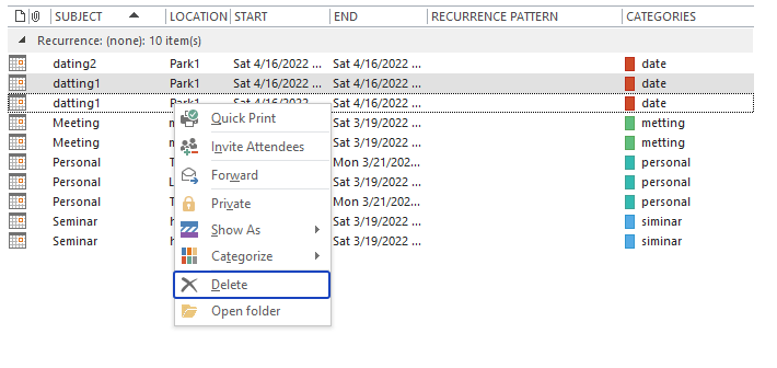 Outlook How To Remove Duplicate Calendar Items