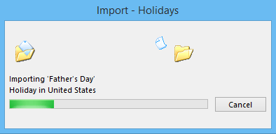 How do i delete duplicate holidays in outlook 2016 calendar