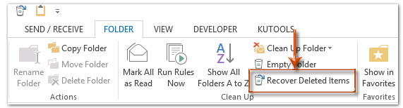 How To Restore Deleted Meetings contacts In Outlook 