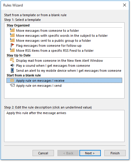 Hoe Stel Ik Een Regel In Als Het Onderwerp Bepaalde Woorden Niet Bevat In  Outlook?