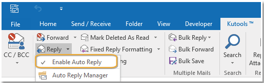 doc set auto reply to each sender 15