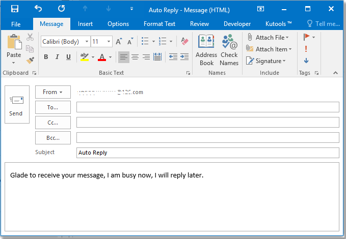 doc set auto reply to each sender 2