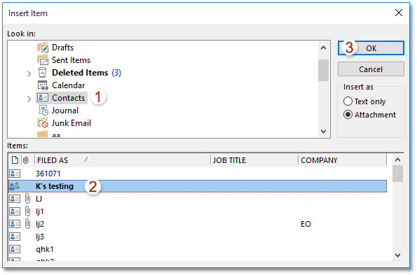 how to share outlook contact groups